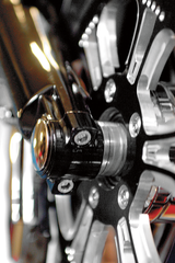 Tapa de eje/pata de horquilla inferior KLOCK WERKS - Negra KWS-01-0010-B