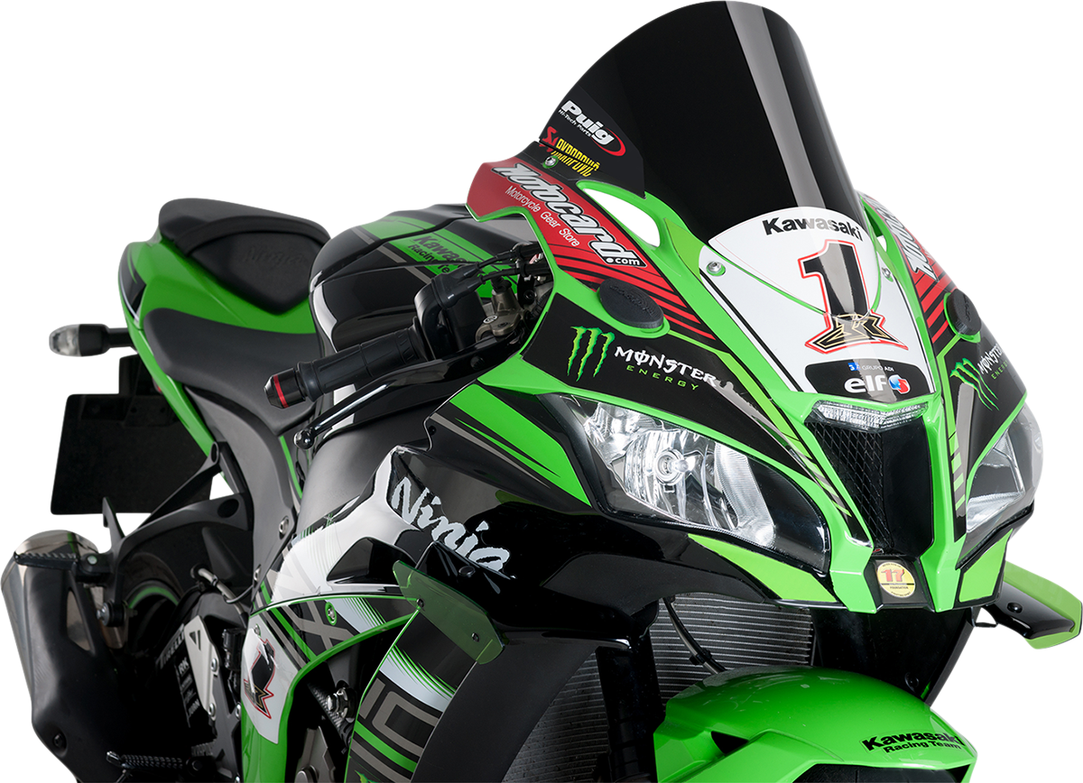 Cúpula Race PUIG HI-TECH PARTS - Negra - Kawasaki 9849N