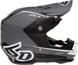 6D ATR-1 Motorcycle Helmet - Stealth - White - Small 10-4615