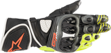 Guantes ALPINESTARS GP Plus R v2 - Gris metalizado/Negro/Amarillo fluo/Rojo fluo - Grandes 3556520-9135-L