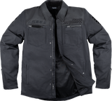 Chaqueta nacional de lona ICON Upstate - Negra - Mediana 2820-6561