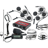 Kit de intercomunicador/radio y auriculares para casco NAVATLAS - 4 plazas - Negro NI2RIH4 