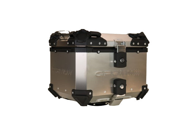 BMW R1250GS - Adventure 2021-2024 GPR Tech 35L Titanium Top Case, Titanium Natural with Mounting Plate - photo 4