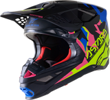 Casco de moto ALPINESTARS Supertech M8 - Echo - MIPS® - Negro/Azul/Amarillo/Rosa - XL 8302621-1759-XL 