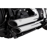 Sistema de escape escalonado VANCE &amp; HINES Shortshots - Cromo 17333-22 