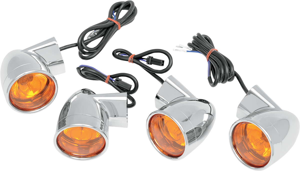 Luces direccionales tipo bala DRAG SPECIALTIES FLT 12-0224 