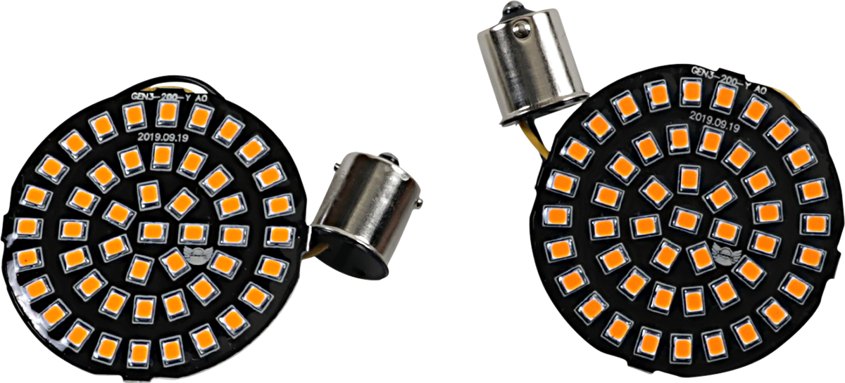 Inserto de señal de giro tipo bala DRAG SPECIALTIES - Ámbar DS-300-A-1156
