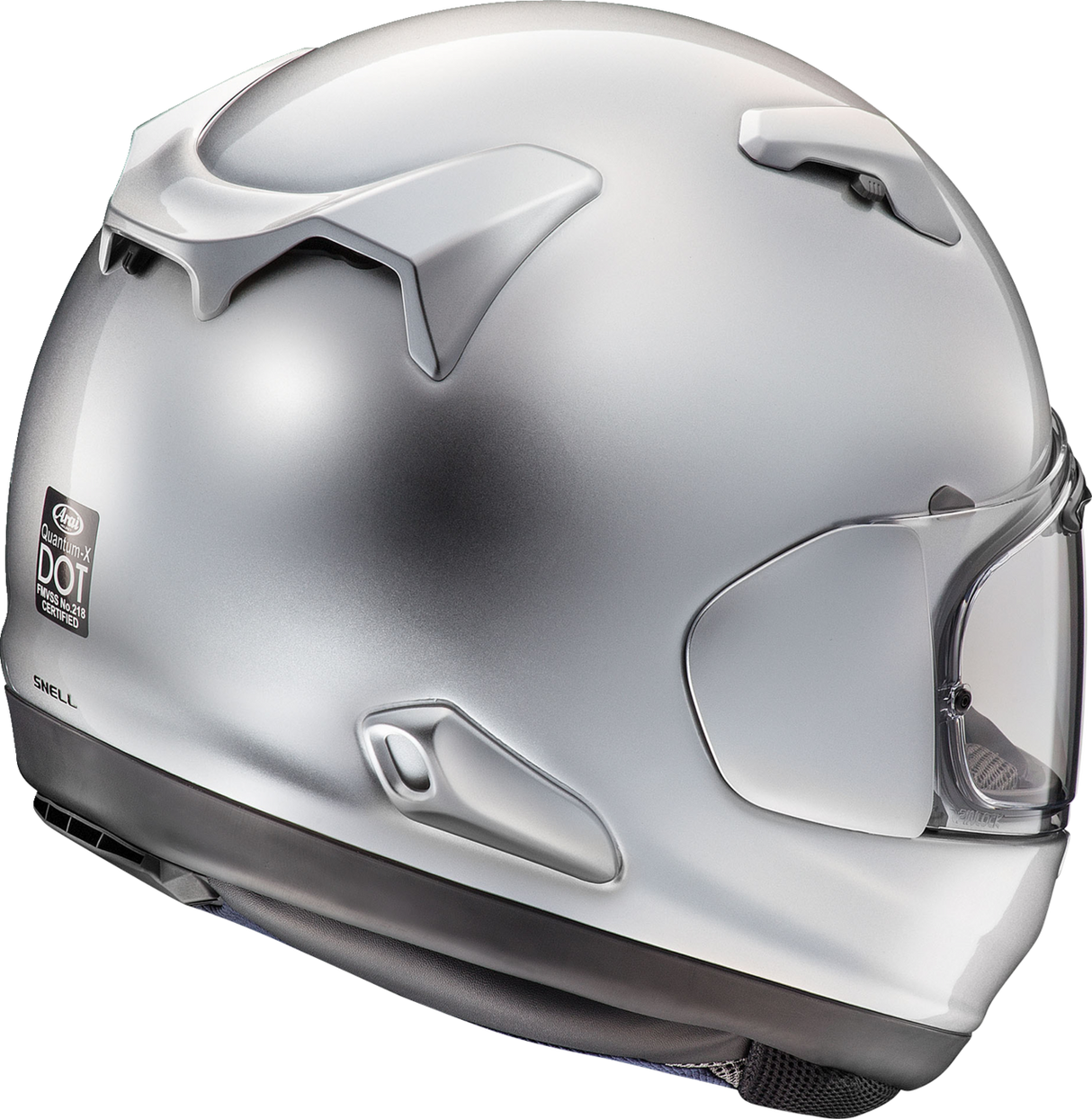 Casco de motocicleta ARAI Quantum-X - Aluminio plateado - 2XL 0101-15717