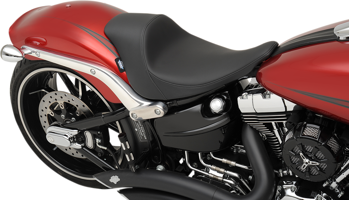 Asiento DRAG SPECIALTIES EZ-Solo - Liso - Cuero reflectante solar - FXSB 0802-0922