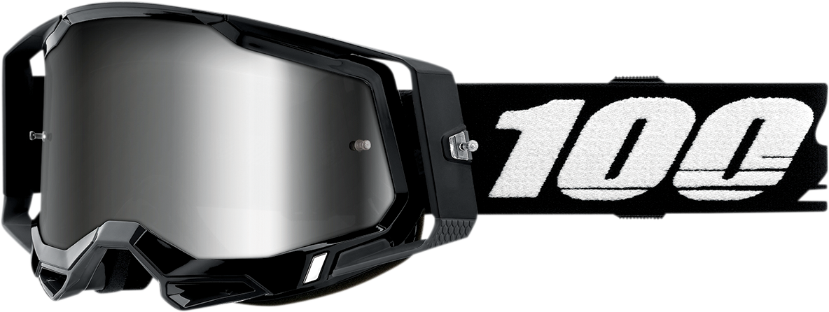 Gafas 100% Racecraft 2 - Negro - Espejo plateado 50010-00001
