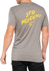 Camiseta 100% Dakota - Gris jaspeado - Talla pequeña 32130-188-10