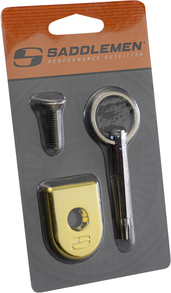 Tornillo de seguridad para asiento SADDLEMEN - Dorado 8911GO 