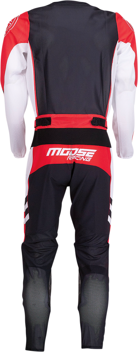 Camiseta MOOSE RACING Sahara - Roja/Negra - Pequeña 2910-6852 