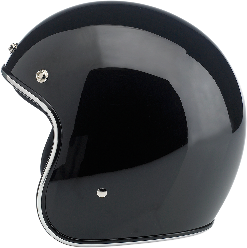 Casco BILTWELL Bonanza - Negro brillante - XL 1001-101-205 