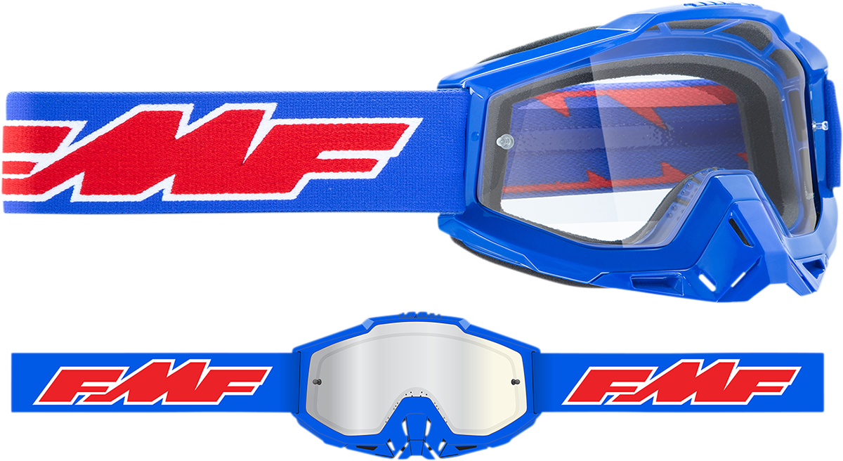 Gafas de natación FMF Youth PowerBomb - Cohete - Azul - Transparente F-50047-00002 2601-2994 