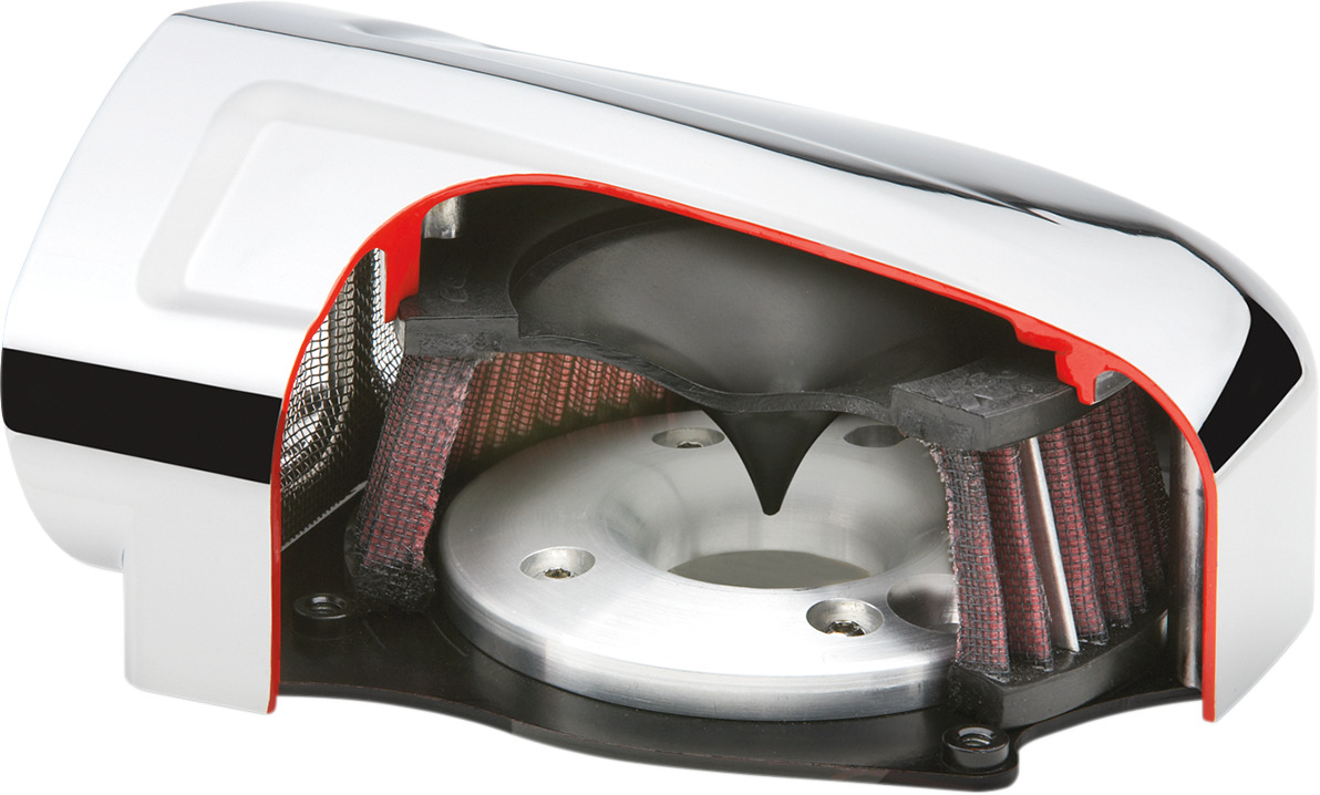 Filtro de aire COBRA Powrflo - Cromado - VS950 06-0225
