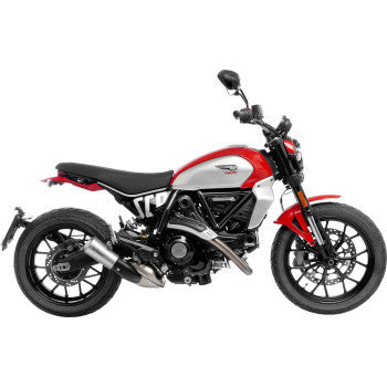 Silenciador deslizante LEOVINCE LV-10 - Mate - Acero inoxidable Scrambler 2023-2024 15266 1811-4639 