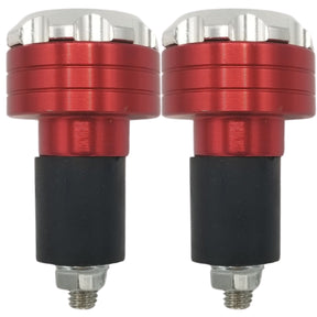 Kawasaki Ninja Chrome and Red Bar Ends