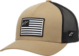 Gorra Snapback con bandera de ALPINESTARS - Arena/Negro - Talla única 1211810132310OS