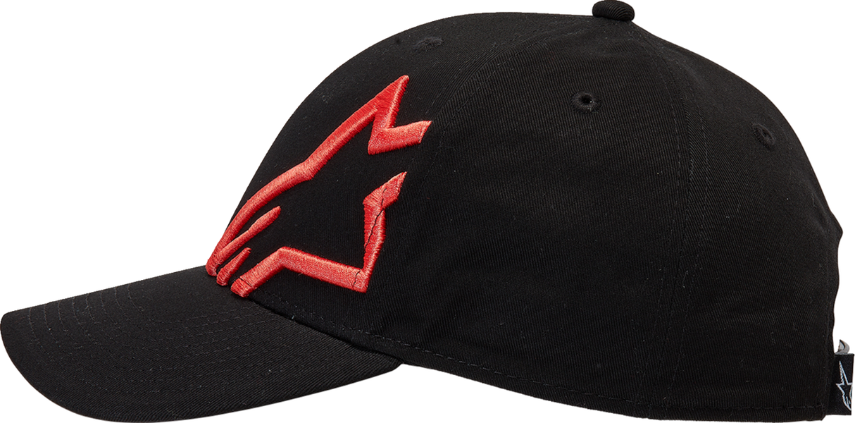 Gorra ALPINESTARS Corp Snap 2 - Negro/Rojo cálido - Talla única 1211810091523OS