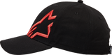 Gorra ALPINESTARS Corp Snap 2 - Negro/Rojo cálido - Talla única 1211810091523OS