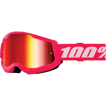 Gafas de natación 100% Strata 2 Junior - Rosa - Espejo Rojo 50032-00011 