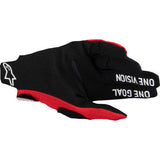 Guantes MX ALPINESTARS Radar Pro - Rojo brillante - Grandes 3560325-3010-L 