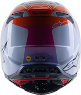Casco de motocicleta ALPINESTARS Supertech M10 - Daytona - MIPS® - Gris neblina/Naranja fluorescente/Rodamina - XL 8302423-9243-XL