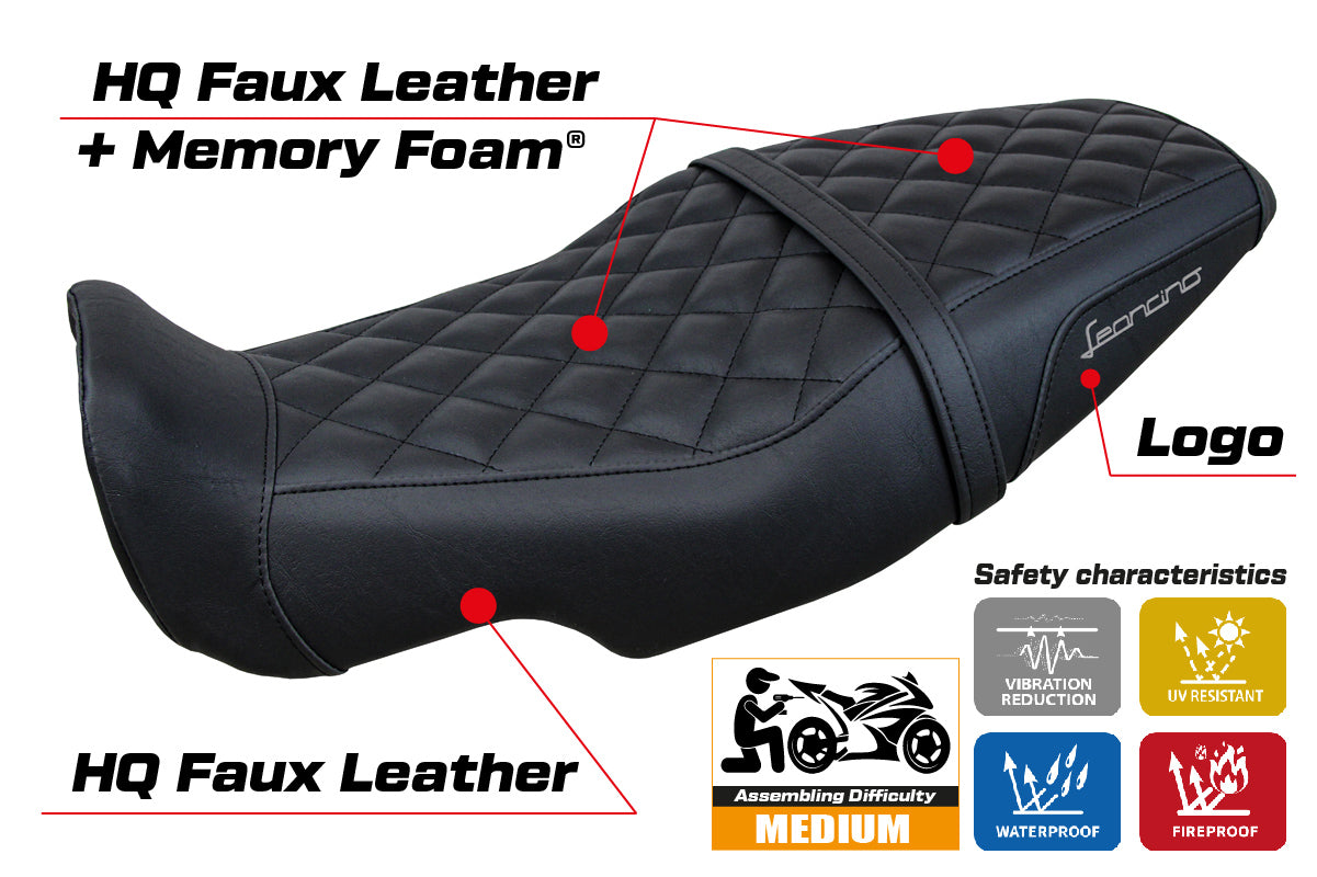 Benelli Leoncino 800 2022-2025 Seat Cover Tappezzeria Italia TPZ Comfort in Black