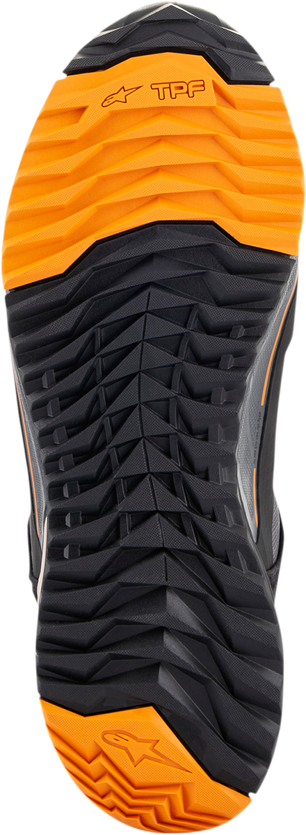 Zapatos ALPINESTARS CR-X Drystar® - Negro/Marrón/Naranja - US 9 26118201284-9