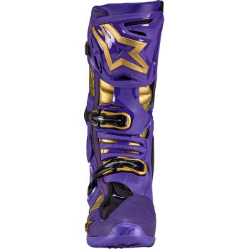 Botas ALPINESTARS Salt Lake Tech 10 de edición limitada - Morado/Dorado/Negro - Talla 11 de EE. UU. 2010020-373-11 