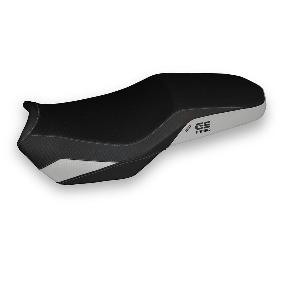 BMW F850GS Adventure 2019-2024 Seat Cover Tappezzeria Italia TPZ in Silver and Black