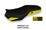 BMW F850GS Adventure 2019-2024 Seat Cover Tappezzeria Italia TPZ in Yellow and Black