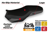 BMW F850GS Adventure 2019-2024 Seat Cover Tappezzeria Italia TPZ in Grey and Black