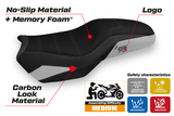BMW F750GS 2018-2026 Seat Cover Tappezzeria Italia TPZ Comfort in Silver and Black