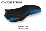 BMW F750GS F800GS F850GS 2018-2026 Seat Cover Tappezzeria Italia TPZ Comfort in Blue and Black