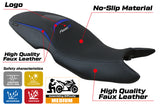 BMW F800R 2009-2020 Seat Cover Tappezzeria Italia TPZ in Blue and Black