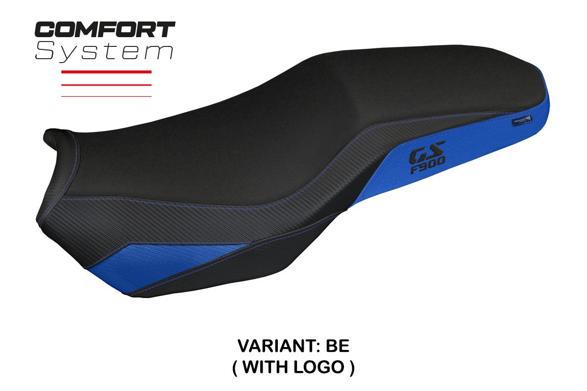 BMW F900GS Adventure 2025-2026 Seat Cover Tappezzeria Italia TPZ Comfort Blue Black