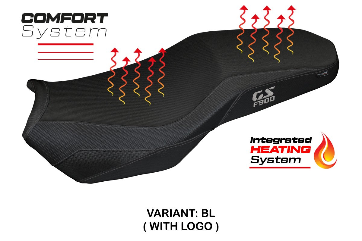 BMW F900GS Adventure 2025-2026 Seat Cover TPZ Italia Heated Comfort Black