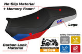 BMW F900GS Adventure 2025-2026 Seat Cover TPZ Italia Heated Comfort Red Blue Silver