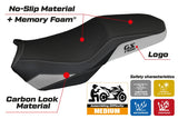 BMW F900GS Adventure 2025-2026 Seat Cover TPZ Italia Heated Comfort Silver Black