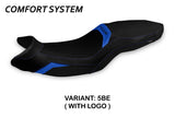BMW F900R 2019-2026 Seat Cover Tappezzeria Italia TPZ Comfort in Blue and Black