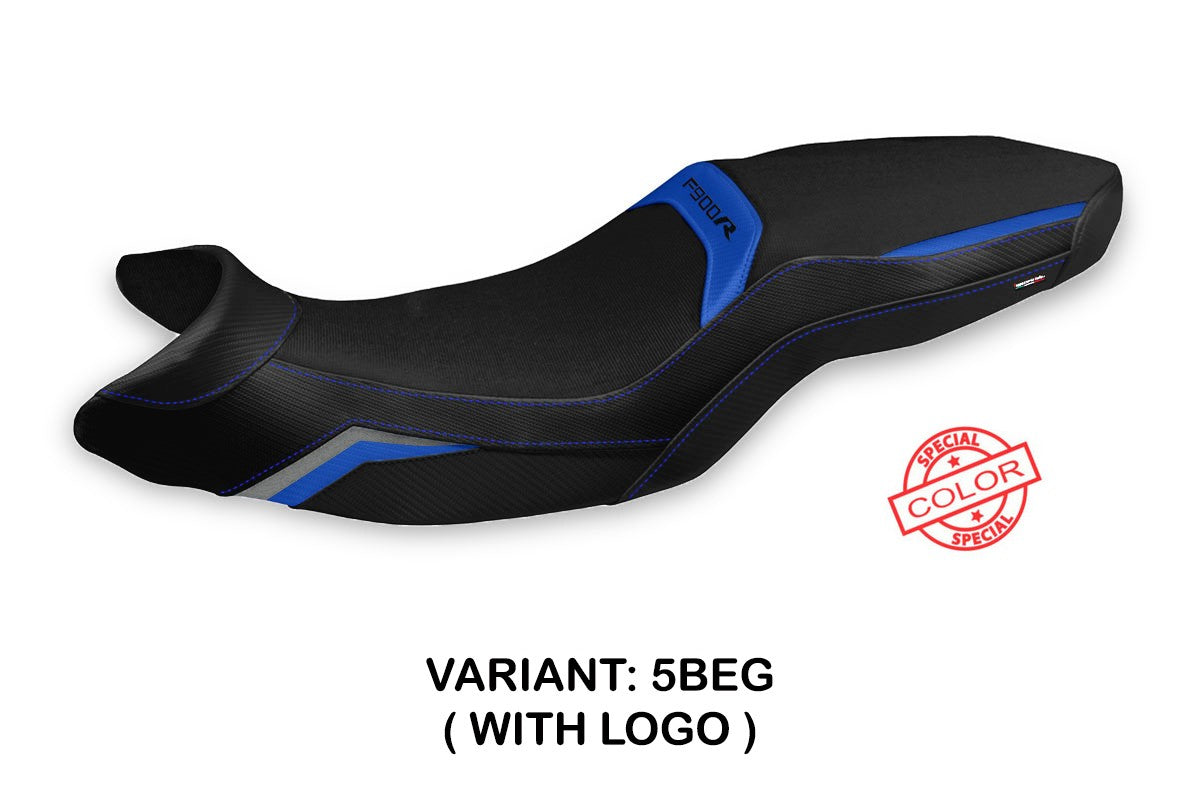BMW F900R 2019-2026 Seat Cover TPZ Italia Blue Grey
