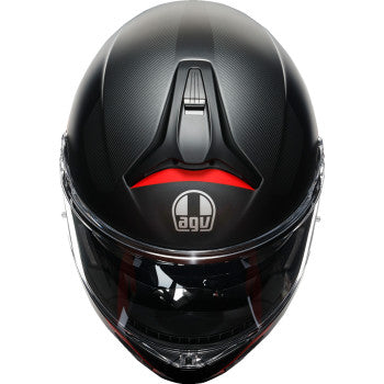 Casco de moto AGV Tourmodular - Frequency - Gunmetal mate/Rojo - XL 211251F2OY00515 