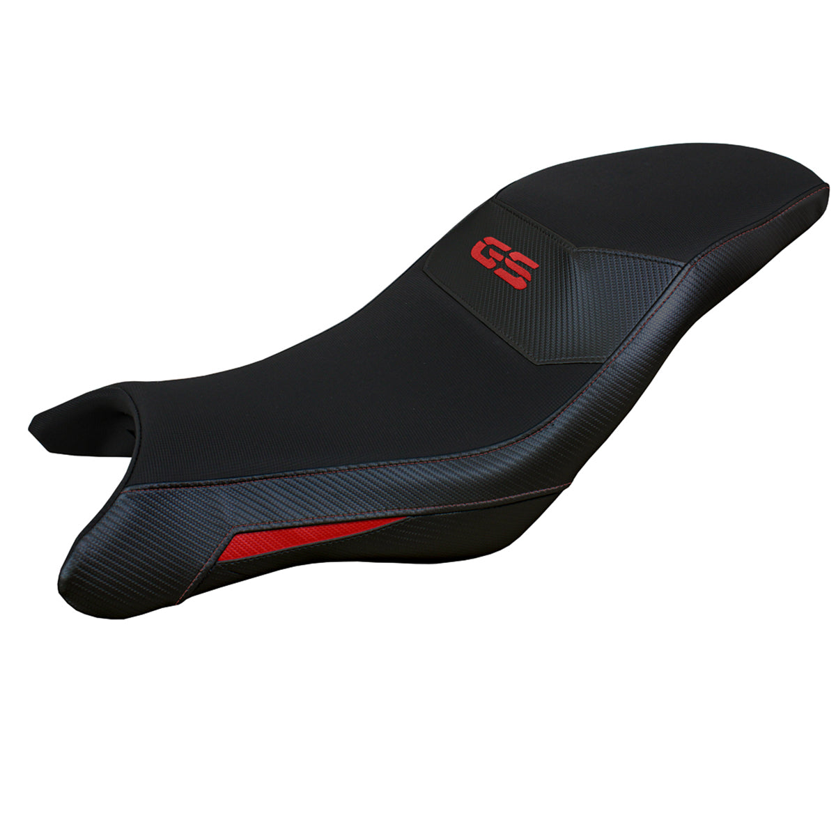 Funda de asiento para BMW G310GS 2017-2025 Tappezzeria Italia TPZ en rojo y negro