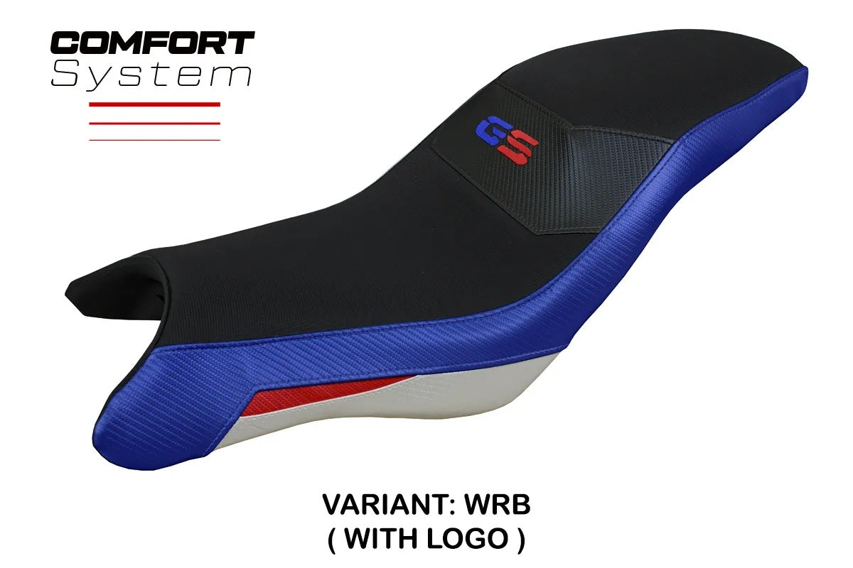 BMW G310GS 2017-2026 Seat Cover TPZ Italia Comfort White Red Blue