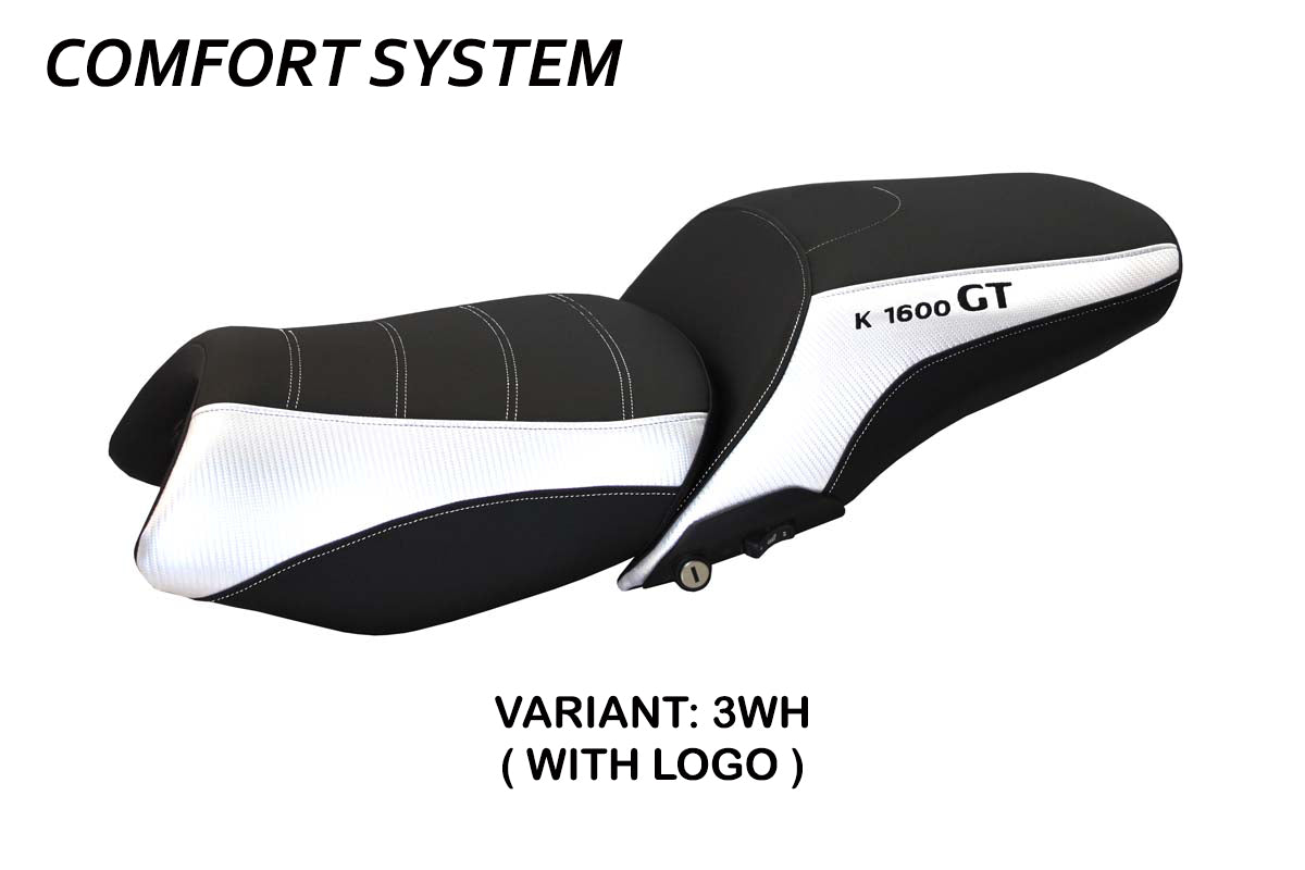 BMW K1600GT 2010-2026 Seat Cover Tappezzeria Italia TPZ Comfort in White