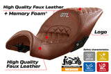 Funda de asiento BMW K1600GTL 2010-2025 Tappezzeria Italia TPZ Comfort en marrón SE
