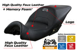 Funda de asiento BMW K1600GTL 2010-2025 Tappezzeria Italia TPZ Comfort en negro