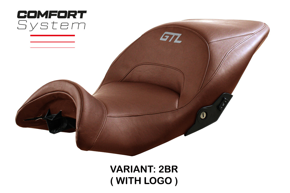 Funda de asiento BMW K1600GTL 2010-2025 Tappezzeria Italia TPZ Comfort en marrón